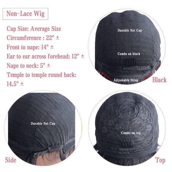 Pixie Cut Wig for Black Women Short Human Hair Wigs None Lace Front Wig Short La - Picture 6 of 6